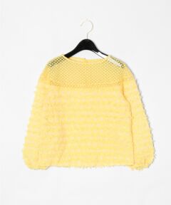 GRACE CONTINENTAL / グレースコンチネンタル トップス | レース切替トップ