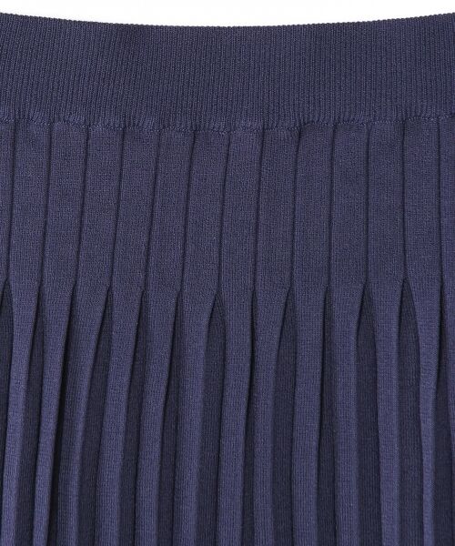 GRACE CONTINENTAL / グレースコンチネンタル ミニ・ひざ丈スカート | 配色ニットプリーツスカート | 詳細21