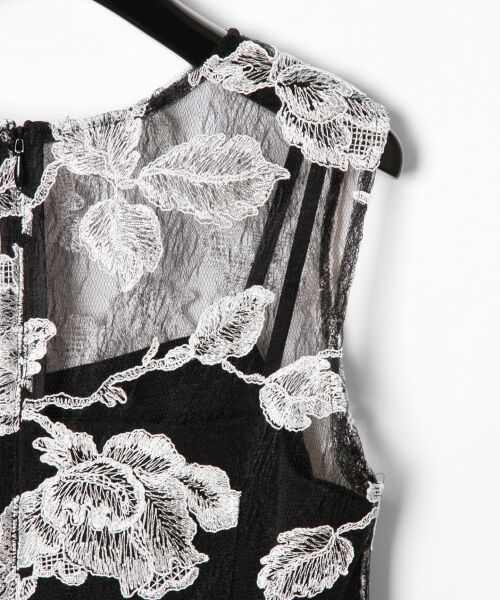 GRACE CONTINENTAL / グレースコンチネンタル ドレス | フラワー刺繍チュールワンピース | 詳細21