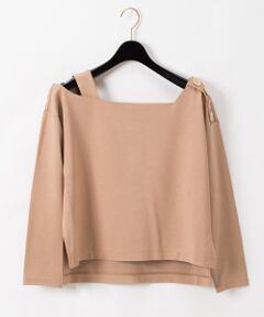 GRACE CONTINENTAL / グレースコンチネンタル Tシャツ | アシメショルダートップ