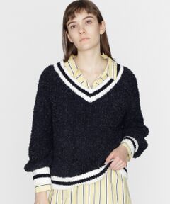 GRACE CONTINENTAL / グレースコンチネンタル ニット・セーター | ラインニットトップ