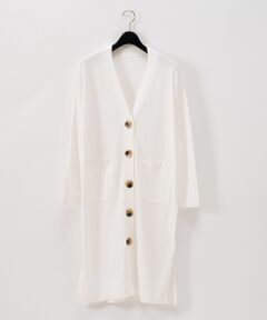 GRACE CONTINENTAL / グレースコンチネンタル カーディガン・ボレロ | プレーンロングニットカーディガン