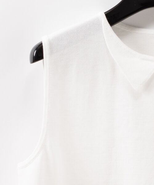 GRACE CONTINENTAL / グレースコンチネンタル ニット・セーター | 衿付ニットノースリーブ | 詳細2