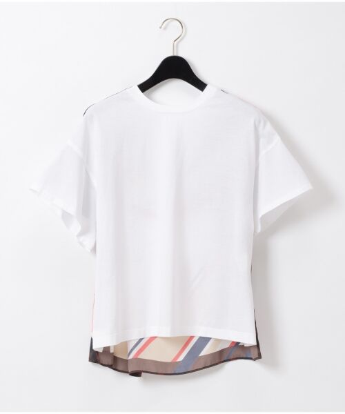 GRACE CONTINENTAL / グレースコンチネンタル Tシャツ | キカスカーフプリントトップ | 詳細4