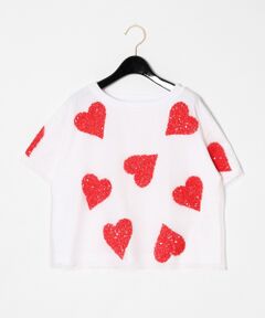 GRACE CONTINENTAL / グレースコンチネンタル Tシャツ | ハートスパントップ