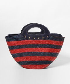 GRACE CONTINENTAL / グレースコンチネンタル かごバック | Caterina bertini ボーダーカゴバッグ M