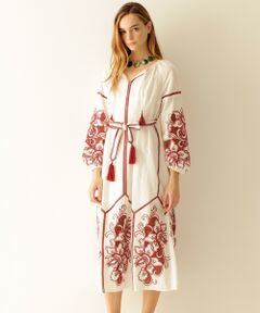 GRACE CONTINENTAL / グレースコンチネンタル ミニ丈・ひざ丈ワンピース | *カットワークカフタンワンピース