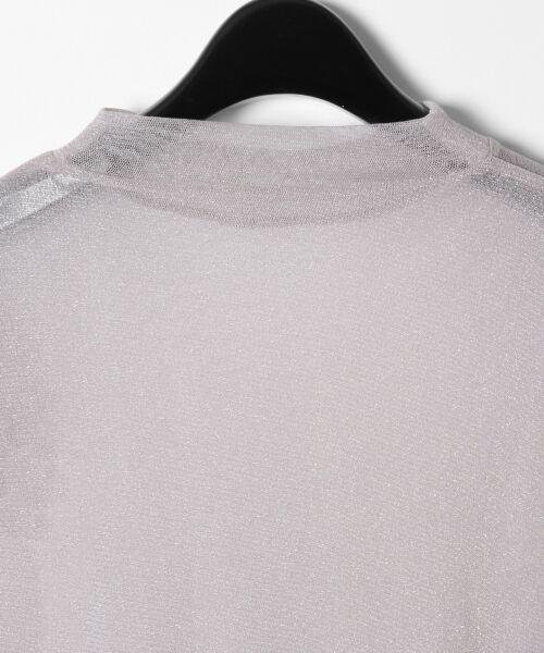 GRACE CONTINENTAL / グレースコンチネンタル Tシャツ | 【ONLINE限定】ハイネックラメカットトップ | 詳細5