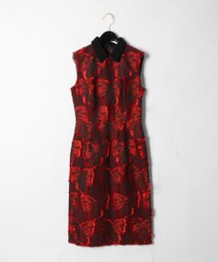 GRACE CONTINENTAL / グレースコンチネンタル ドレス | リボンジャガードワンピース