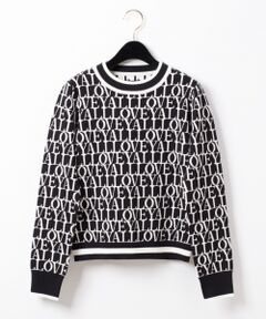 GRACE CONTINENTAL / グレースコンチネンタル ニット・セーター | ロゴ総柄ニットトップ