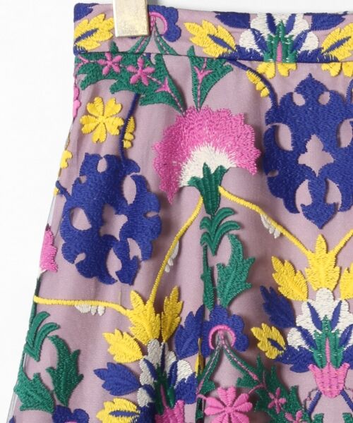 グレースコンチネンタル オットマン刺繍 ロングスカート