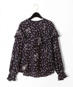 GRACE CONTINENTAL / グレースコンチネンタル トップス | 星座モチーフトップ