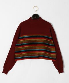 GRACE CONTINENTAL / グレースコンチネンタル ニット・セーター | ボーダー切替トップ