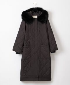GRACE CONTINENTAL / グレースコンチネンタル その他アウター | ファー付キルティングコート