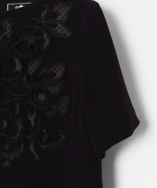 GRACE CONTINENTAL / グレースコンチネンタル ドレス | 【予約】【オンライン限定】コード刺繍袖付ワンピース | 詳細2