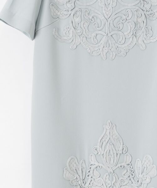 GRACE CONTINENTAL / グレースコンチネンタル ドレス | コード刺繍袖付ワンピース | 詳細10