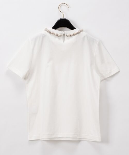 GRACE CONTINENTAL / グレースコンチネンタル Tシャツ | パールチェーントップ | 詳細4
