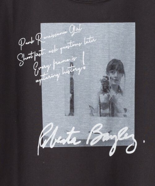 GRACE CONTINENTAL / グレースコンチネンタル Tシャツ | Robertaフォトロゴノースリーブ | 詳細6