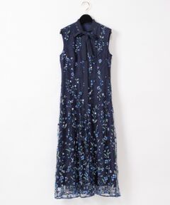 GRACE CONTINENTAL / グレースコンチネンタル ドレス | フラワースパンコール刺繍ワンピース