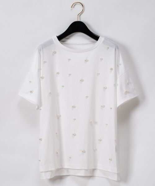 【セール】 パールTシャツ （Tシャツ）｜GRACE CONTINENTAL / グレースコンチネンタル ファッション通販 タカシマヤ