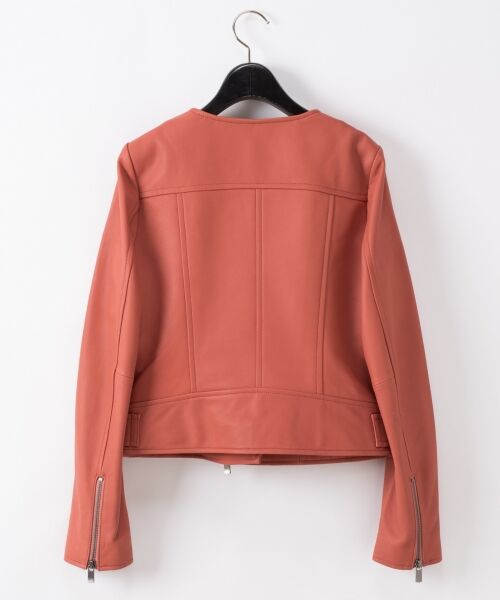 UNITED ARROWS PINK LABEL 本革ライダースブルゾン