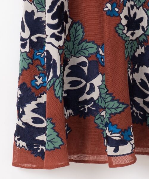 GRACE CONTINENTAL / グレースコンチネンタル ミニ・ひざ丈スカート | パッチワーク刺繍スカート | 詳細2