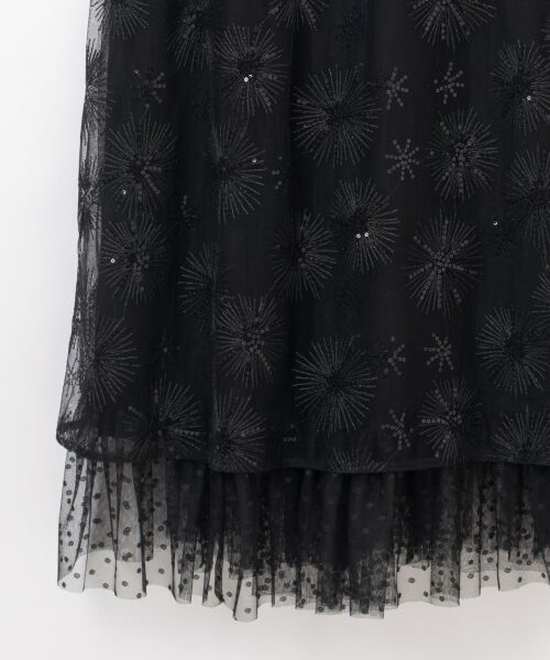 GRACE CONTINENTAL / グレースコンチネンタル ドレス | ラメスパン刺繍ドレス | 詳細11