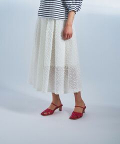 GRACE CONTINENTAL / グレースコンチネンタル ロング・マキシ丈スカート | カットジャガードタックスカート