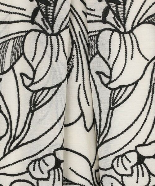 GRACE CONTINENTAL / グレースコンチネンタル ミニ・ひざ丈スカート | フラワー刺繍ギャザースカート | 詳細9