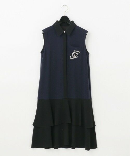 GRACE CONTINENTAL / グレースコンチネンタル ドレス | ビジューロゴ配色ワンピース | 詳細9