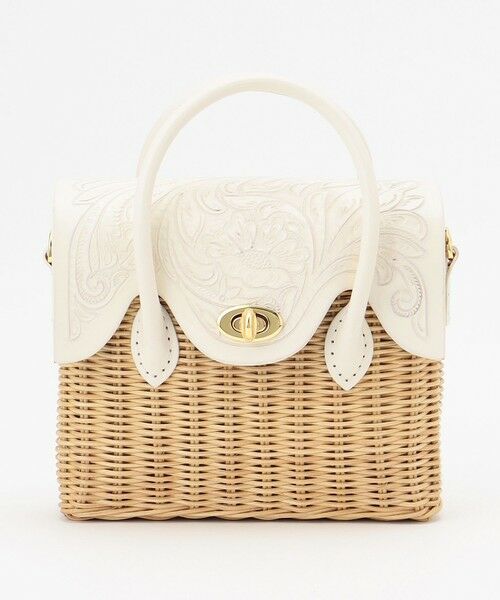 GRACE CONTINENTAL / グレースコンチネンタル ハンドバッグ | Mini Rattan Bag | 詳細1