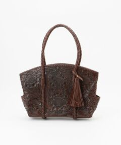 Lace-up tote bag