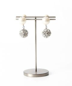 GRACE CONTINENTAL / グレースコンチネンタル ピアス・イヤリング | ラインストーンロンデルピアス