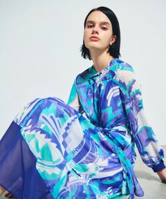 GRACE CONTINENTAL / グレースコンチネンタル ロング・マキシ丈ワンピース | アールデコリゾートプリントワンピース