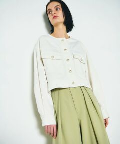 GRACE CONTINENTAL / グレースコンチネンタル Gジャン・デニムジャケット | メタル釦デニムジャケット