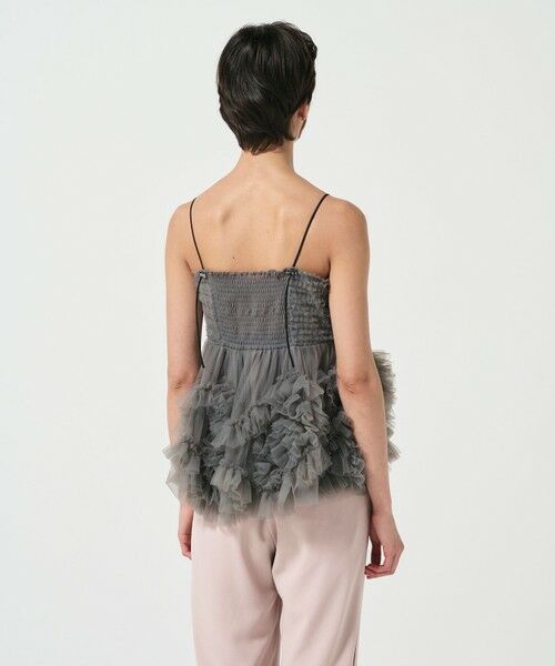 GRACE CONTINENTAL / グレースコンチネンタル キャミソール・チューブトップ | チュールフリルキャミソール | 詳細4