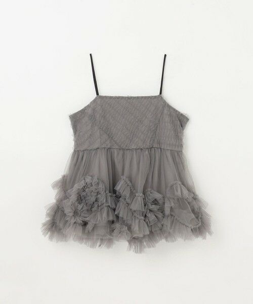 GRACE CONTINENTAL / グレースコンチネンタル キャミソール・チューブトップ | チュールフリルキャミソール | 詳細5