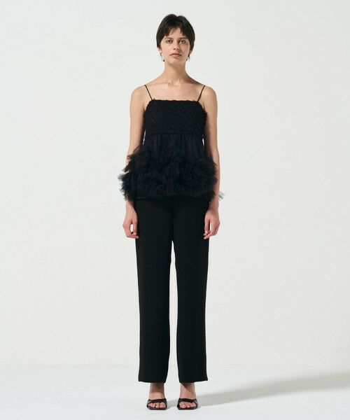 GRACE CONTINENTAL / グレースコンチネンタル キャミソール・チューブトップ | チュールフリルキャミソール | 詳細8