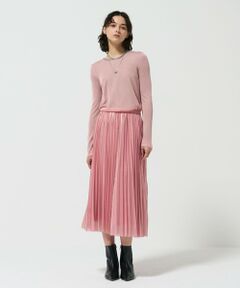 GRACE CONTINENTAL / グレースコンチネンタル ロング・マキシ丈スカート | フォイルラインプリーツスカート