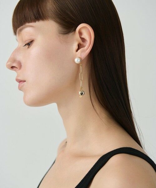 GRACE CONTINENTAL / グレースコンチネンタル ピアス・イヤリング | MP Logo Drop PI | 詳細5