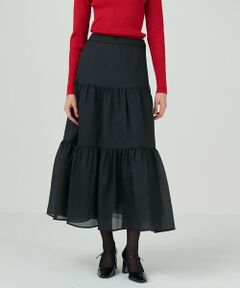 GRACE CONTINENTAL / グレースコンチネンタル ロング・マキシ丈スカート | オーガンティアードスカート