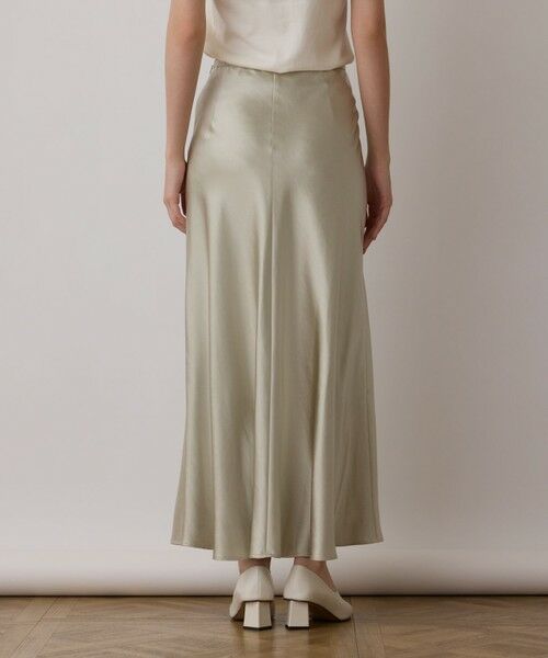 GRACE CONTINENTAL / グレースコンチネンタル ロング・マキシ丈スカート | サテンストレッチイージースカート | 詳細8