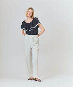 GRACE CONTINENTAL / グレースコンチネンタル その他パンツ | トリアセワイドイージーパンツ