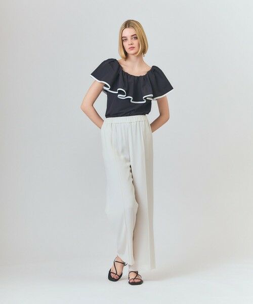 GRACE CONTINENTAL / グレースコンチネンタル その他パンツ | トリアセワイドイージーパンツ | 詳細12