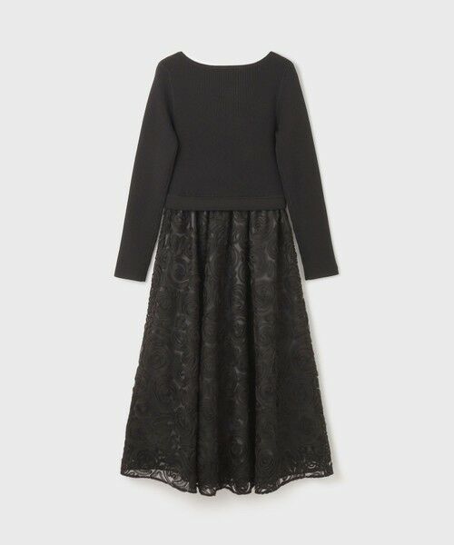 GRACE CONTINENTAL / グレースコンチネンタル ロング・マキシ丈ワンピース | テープ刺繍ニットワンピース | 詳細10