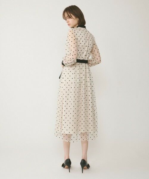 GRACE CONTINENTAL / グレースコンチネンタル ドレス | ビーズ刺繍ドットドレス | 詳細2