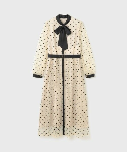 GRACE CONTINENTAL / グレースコンチネンタル ドレス | ビーズ刺繍ドットドレス | 詳細6