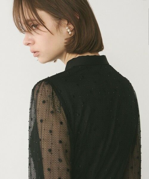 GRACE CONTINENTAL / グレースコンチネンタル ドレス | ビーズ刺繍ドットドレス | 詳細12