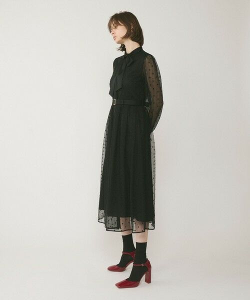 GRACE CONTINENTAL / グレースコンチネンタル ドレス | ビーズ刺繍ドットドレス | 詳細13