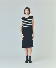 GRACE CONTINENTAL / グレースコンチネンタル ロング・マキシ丈ワンピース | ボーダーパールワンピース